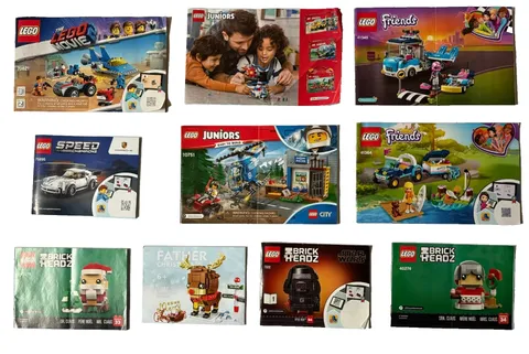 Lot of 10 Assorted Lego Instruction Manuals Star Wars Porsche