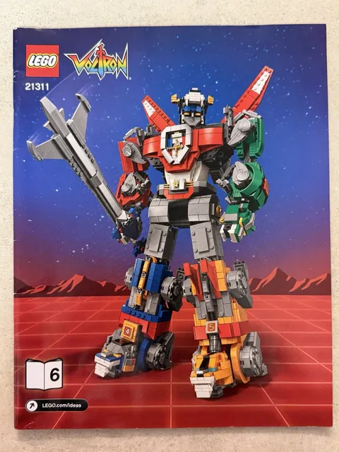 2018 LEGO Ideas Voltron Set 21311 Instruction Booklet Manual ONLY Volume 6