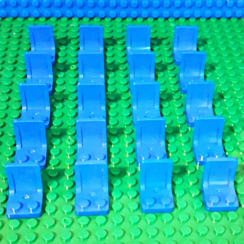 LEGO 2x2 Utensil Seat/Chair, In Blue Lot Of 20. Excellent Condition