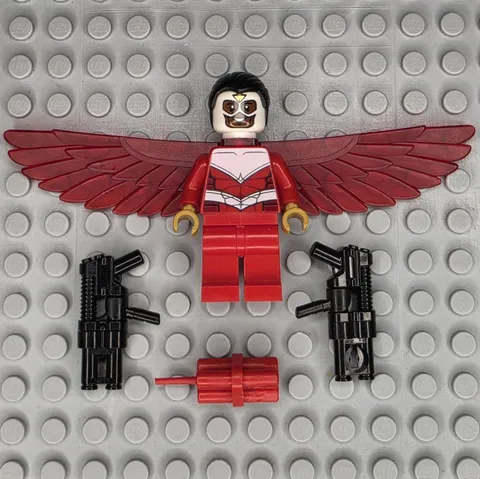 Lego Marvel Super Heroes Minifigure SH0099 Red Falcon