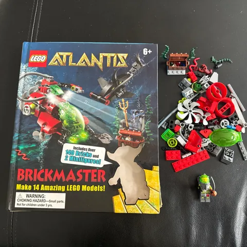 Lego Atlantis Incomplete Brickmasters 14 Models Book And Some Pieces. Bobby Buoy