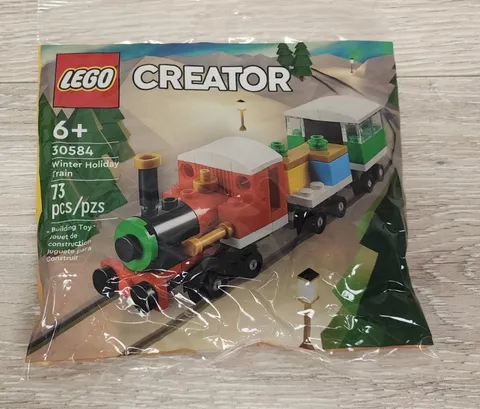Lego Creator Winter Holiday Train 30584 100% Complete Set Brand New Sealed