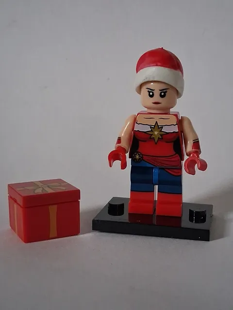 Wonder Woman Minifigure Chritmas,Santa With Stand Custom Holiday Serie New