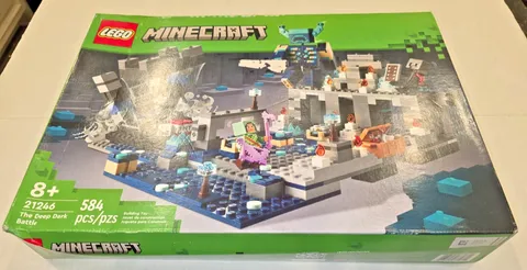 NEW NIB LEGO MINECRAFT 21246 584 PIECES THE DEEP DARK BATTLE