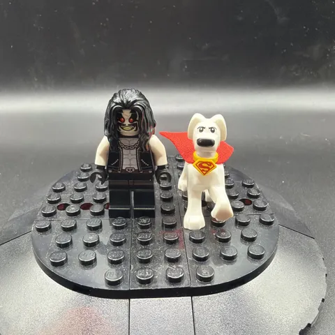 LEGO Krypto the Superdog Minifigure + LEGO Lobo DC minifigure (Authentic)