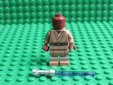 LEGO Star Wars Mace Windu Minifigure sw0889 Dark Tan Legs 75199 Jedi MW51