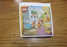 LEGO 30714 Creator 3-in-1 Building Set Orange Cat PolyBag NEW SEALED