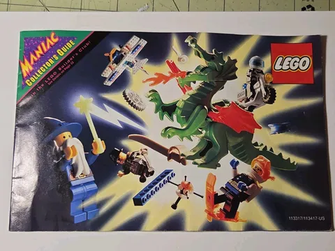 Lego Maniac Collector's Guide 1993 113317/113417 Builders Club Legoland Magazine