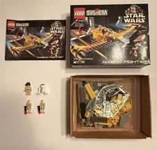 LEGO Star Wars: Naboo Fighter 7141 100% Complete w/ Box, Minifigs, Instructions