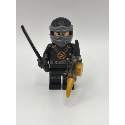 Lego Ninjago Deepstone Possession Cole Minifigure njo0140 Missing Shoulder Pads
