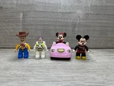LEGO DUPLO Disney Woody Buzz Lightyear Mickey Minnie Car Figure Lot Kids Toy