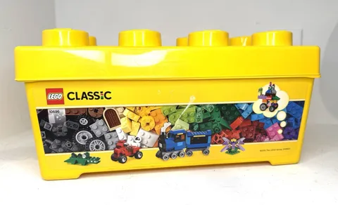 Large LEGO Classic Storage Brick Case 8 Stud Yellow Container Bin/Box Empty 14x7