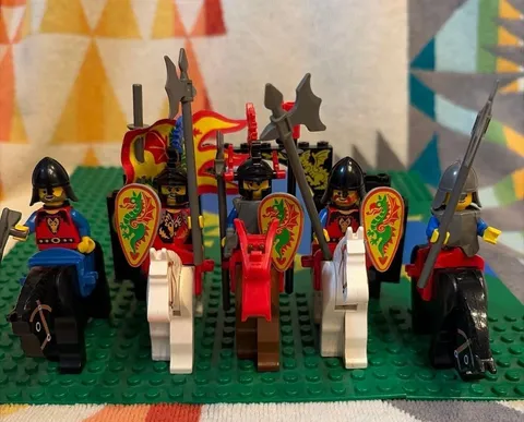 LEGO Minifigure Dragon Knight Horse Lot Set Bulk Sale