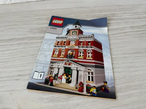 LEGO Town Hall 10224 Instruction - Book 1 ONLY - Used