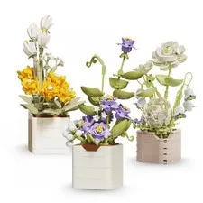 Bouquet Collection - Flower Building Set - Model Flower from Building Blocks for Adult...