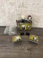 LEGO BRICKHEADZ: Jack Skellington & Sally (41630) Used w/ Box & Manuals 100%