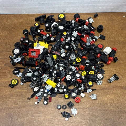 Lot Of Lego Parts And Wheels! See All Photos!