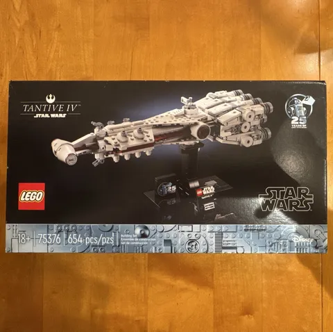LEGO Star Wars Tantive IV 75376 Complete Set 654 Pieces 18+ 25th Anniversary