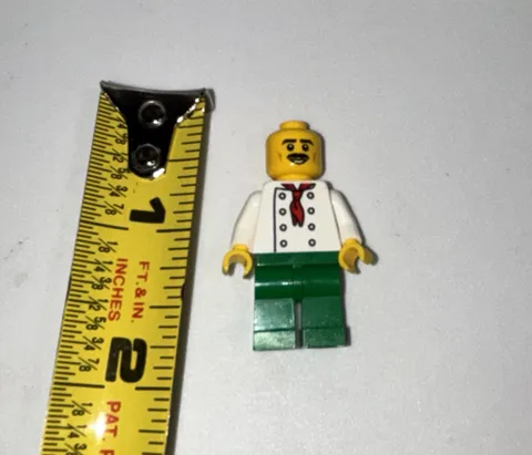 Lego Chef Minifigures - City Pastry Diner Brick Figure
