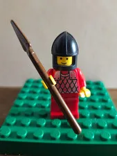 Lego Minifigure Castle Black Knights Minifigure - Scale Mail Red cas161