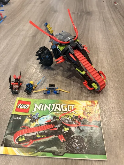 Retired Lego Ninjago Set #70501: Warrior Bike (99% Complete)