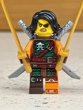 Lego Ninjago Cyren Minifigure Belt Outfit njo0219 70593 (4 Swords)
