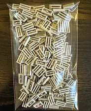 LEGO 200+ Gray Grille Tile 1x2 (2412b) Bulk Lot Pieces/Parts Light Gray Sorted