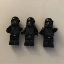 LEGO Star Wars minifigure lot of 3 Imperial death trooper commanders 