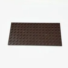 92438 LEGO Parts Plate Base 8x16 DARK BROWN (1)