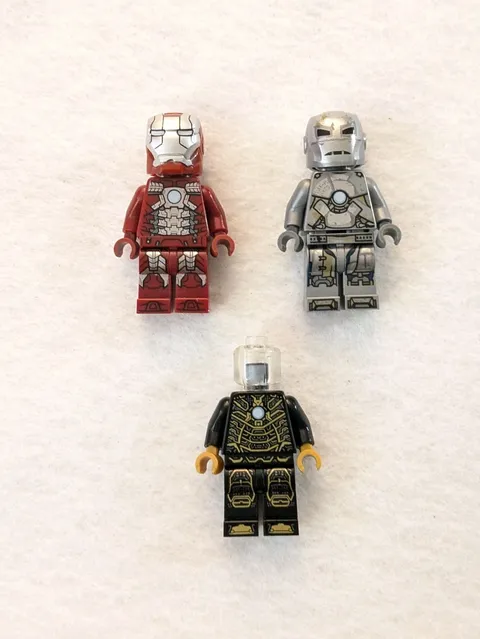 LEGO Marvel Avengers Superheroes Iron Man Lot of 3