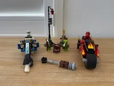 Lego Ninjago Set 70667 Kai's Blade Cycle and Zane's Snowmobile