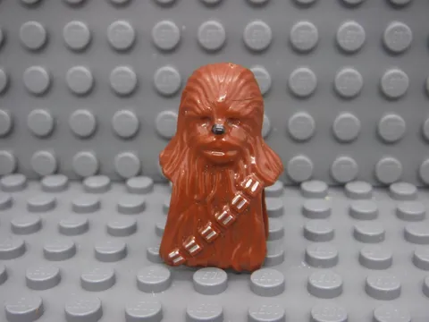 Lego Star Wars Minifigure Reddish Brown Chewbacca sw0011a Headpiece 30483pb01