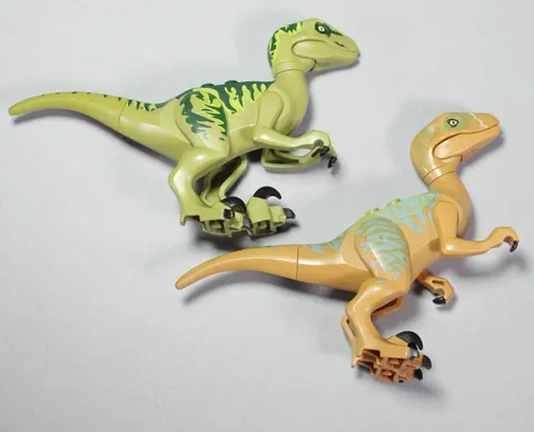 Lego Jurassic World Velociraptor Figure Lot Charlie & Echo 75920