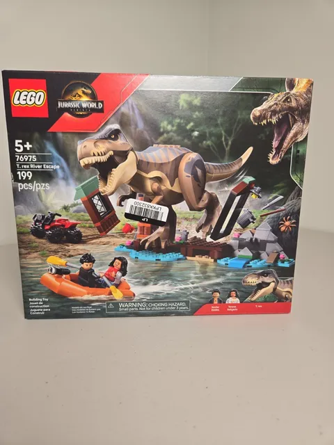 LEGO Jurassic World 76975 T Rex River Escape Dinosaur Toy SEALED
