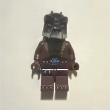 LEGO Minifigure Brown Crocodile/Alligator Costume Head Mask Figure