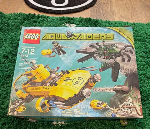 LEGO Aqua Raiders 7774 Crab Crusher OPENED - missing mini figs