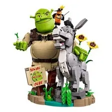 New LEGO 72423 SHREK Shrek, Puppy and Cat Building Set with Stains