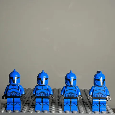 4 LEGO Star Wars Senate Commando Minifigures sw0614 Lot  - 1K