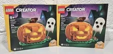 2x LEGO Creator Halloween Pumpkin Light Brick Limited Edition 40697 New Sealed