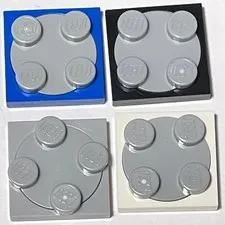 LEGO® 3680c02 Turntable 2 x 2 Plate Light Bluish Gray Top (Choose Option)