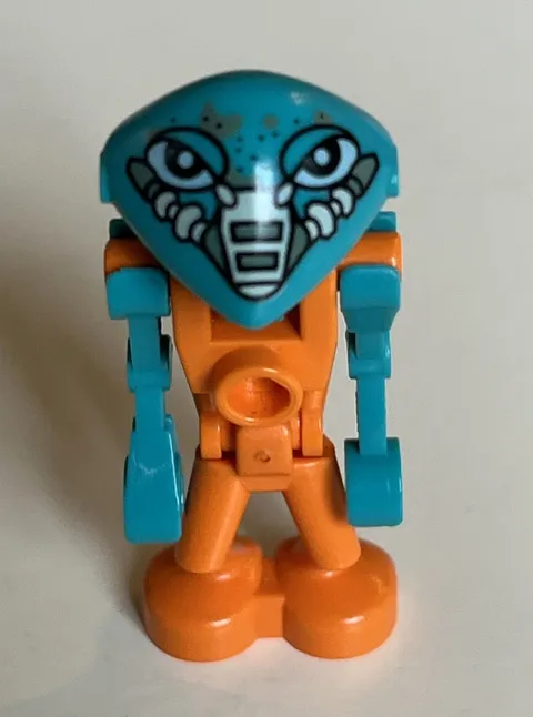 LEGO Life on Mars Martian Alien Minifigure Orange lom002 Space 2001