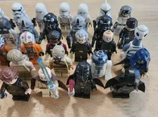 LEGO Star Wars Minifigure Lot! Jedi,  Vader, Lando, Clone Troopers