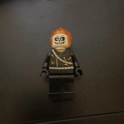 Lego Ghost Rider Minifigure Marvel RETIRED Hard To Find Spider-Man Set 76058