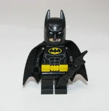 Lego DC Superheroes Minifigure Batman Sh0318 with utility belt Batarang