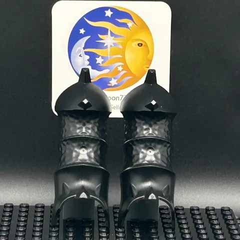 LEGO Brand KNIGHTS KINGDOM Large Figure ARMOR Parts ~54176~ BLACK x2