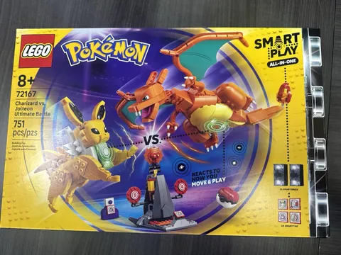 LEGO Pokémon SMART Play Charizard vs Jolteon - 72167-751 Peices