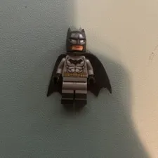 Batman - Dark Bluish Gray Suit, Gold Belt, Black Hands, Spongy Cape, Black Boots