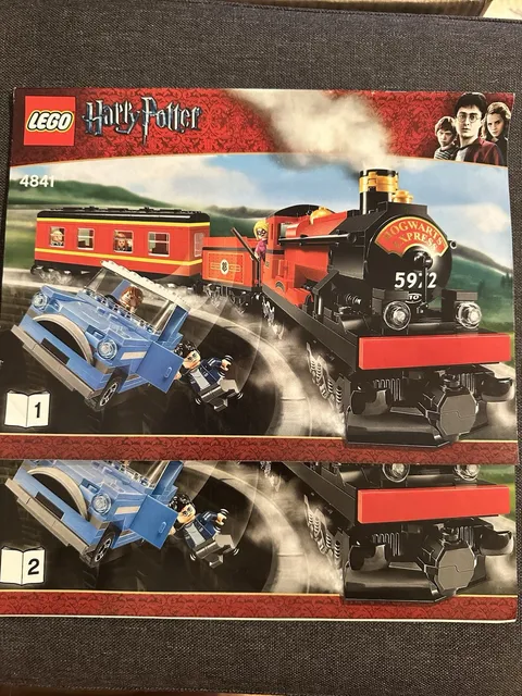 LEGO 4841 HARRY POTTER HOGWARTS EXPRESS INSTRUCTION MANUALS ONLY