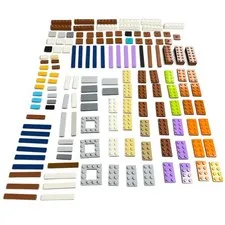 LEGO Mixed Plate and Tile Bulk Lot Assorted Colors and Sizes Genuine Parts