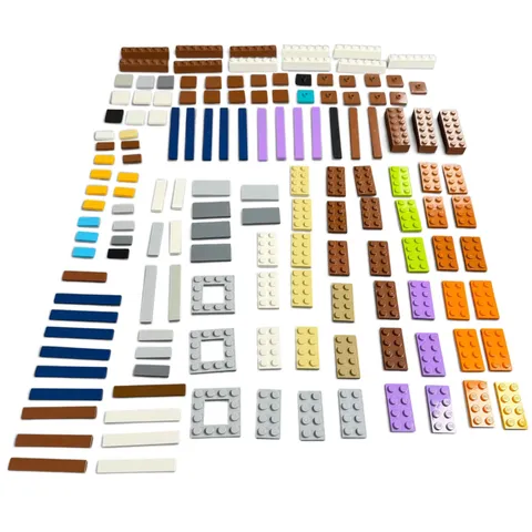 LEGO Mixed Plate and Tile Bulk Lot Assorted Colors and Sizes Genuine Parts